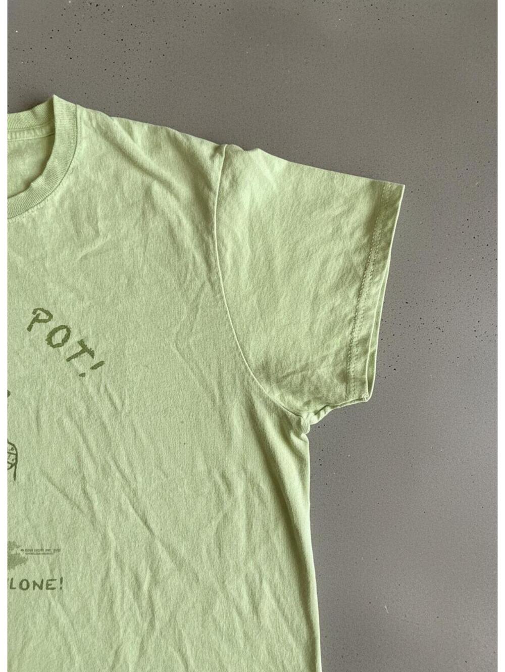 Buck Wear Women Tee L Regular Fit Green 100% Cotton Gardening Graphic Novelty - Picture 4 of 6